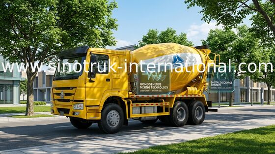 SINOTRUK HOWO 구체 믹서 트럭 12CBM 336HP 6X4 RHD ZZ5257GJBN4048W