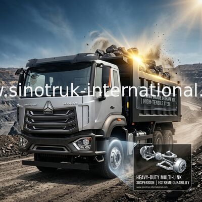 SINOTRUK HOWO N7 택시 내보자 덤프트럭 LHD 6X4 400HP 다이아몬드 은