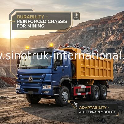 SINOTRUK HOWO 내보자 덤프트럭 LHD 6×4 400HP
