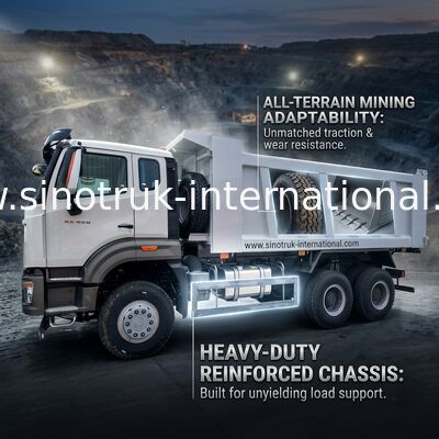 시노트루크 호워 내보자 덤프트럭 새로운 NX 10Wheels 400Hp 6 × 4 마이닝