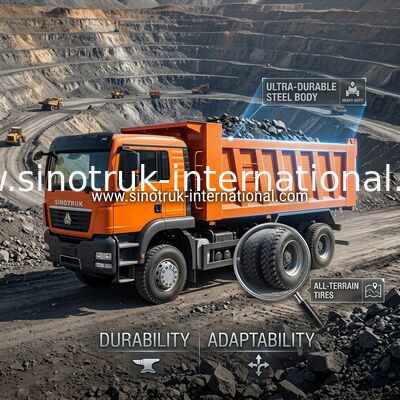 오렌지 시노트루크 호워 6 Ｘ 4 내보자 덤프트럭 새로운 371HP LHD