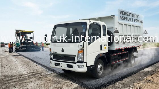 116HP HOWO 4X2 등대세 덤프트럭 RHD 우회전 구동