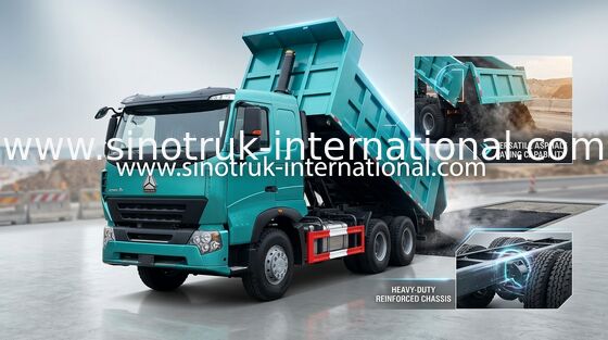 420HP 팁 주는 사람 덤프 트럭 SINOTRUK HOWO A7 믿을 수 있는 성과에 266HP