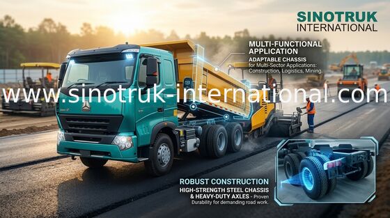 저프로파일 팁 주는 사람 덤프 트럭 6x4 Sinotruk Howo 290HP는 널리 씁니다