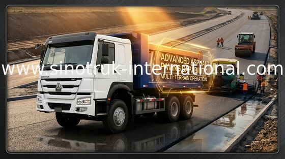 SINOTRUK HOWO 팁 주는 사람 트럭 266HP 6X4 LHD 10 - 25CBM 상업적인 덤프 트럭