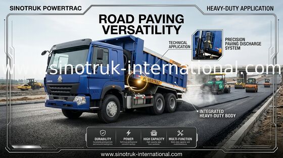 10 바퀴 SINOTRUK 덤프 트럭 LHD 371 HP 20CBM 30 - 40 톤 HYVA 액압 실린더