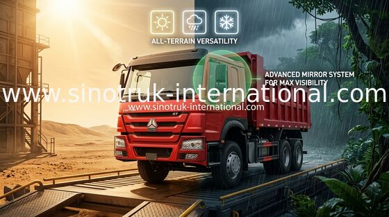 SINOTRUK HOWO 290HP LHD 덤프트럭 6x4 ZZ3257M4147W