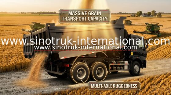 Sinotruk Howo 덤프 트럭 20CBM 371HP 6X4 LHD 30 - 40 무거운 덤프 트럭 톤