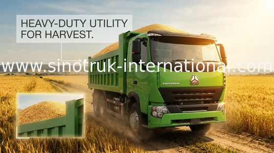 SINOTRUK HOWO 건설물자 선적을 위한 무거운 덤프 트럭 RHD 6X4