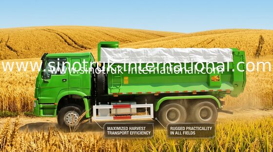 도시 팁 주는 사람 덤프 트럭 SINOTRUK HOWO LHD 336HP 10는 선회합니다