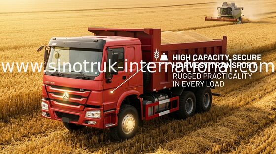 Sinotruk Howo 덤프 트럭 LHD 371 HP 25 - 무거운 덤프 트럭 40 톤 유로 2