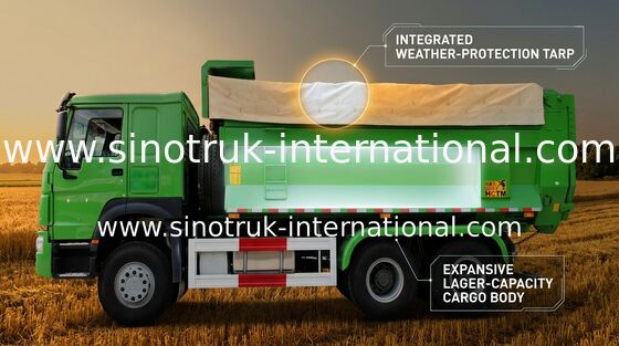 SINOTRUK 수송 건설물자를 위한 팁 주는 사람 덤프 트럭