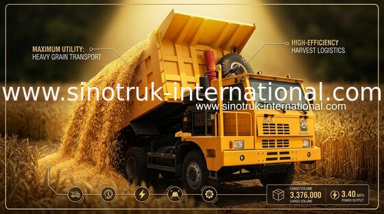 6X4 LHD 광업 팁 주는 사람 덤프 트럭 371HP 광산업을 위한 SINOTRUK 70 톤 HOWO