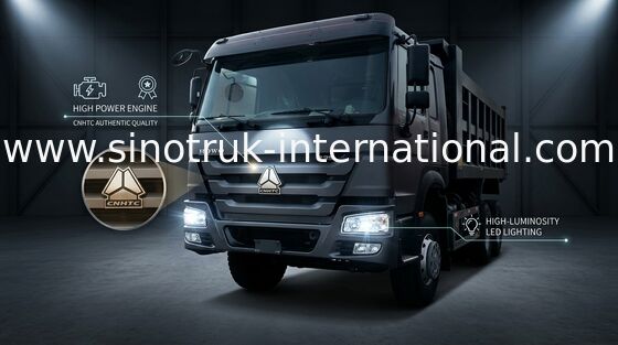 자동적인 Sinotruk Howo 덤프 트럭, 광고 방송 10 짐수레꾼 덤프 트럭