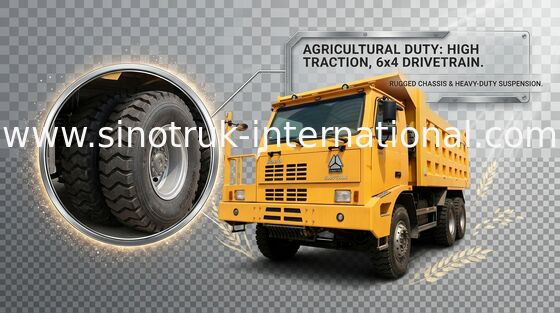 371HP 자동적인 덤프 트럭 70 톤 팁 주는 사람 큰 덤프 트럭 ZZ5707S3840AJ 유로 2