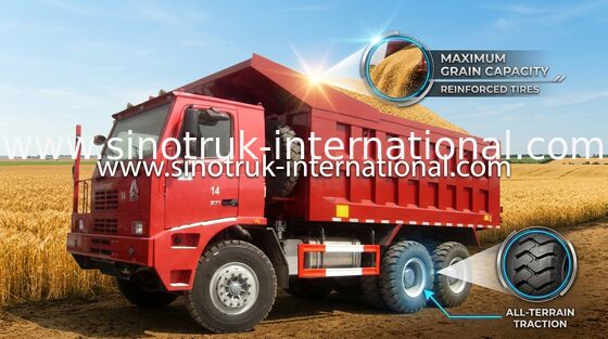 420HP 팁 주는 사람 덤프 트럭/10의 짐수레꾼 덤프 트럭 수용량 420HP ZZ5707V3840CJ