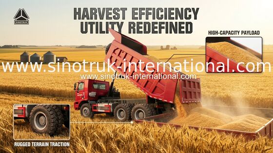 SINOTRUK HOWO 70 채광 팁 주는 사람 덤프 트럭 6X4 LHD 371HP 70tons ZZ5707S3640AJ
