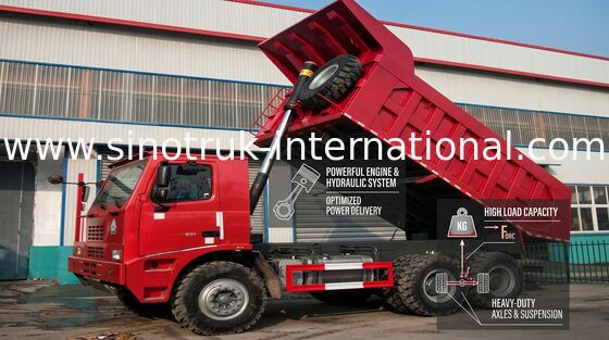 WD615.47 371HP 엔진을 가진 직업적인 SINOTRUK HOWO 덤프 트럭