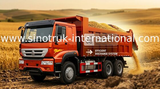 SINOTRUK 황금 황태자 덤프 트럭 6X4 336HP LHD 25-30tons ZZ3251N3641W