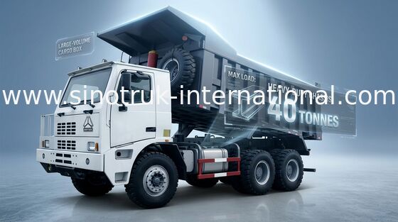 HOWO SINOTRUK 높은 적재 능력을 가진 상업적인 팁 주는 사람 덤프 트럭