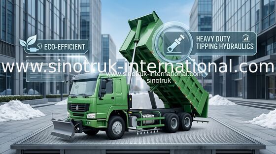 SINOTRUK HOWO 팁 주는 사람 덤프 트럭 371HP 8X4 LHD 31-60tons 20-30CBM ZZ3317N3867W