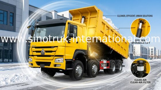 SINOTRUK HOWO 덤프 트럭 371HP 12wheels LHD 31tons 20-30CBM ZZ3317N3267W
