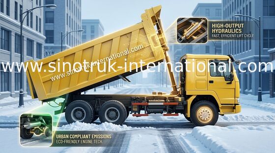 팁 주는 사람 덤프 트럭 SINOTRUK HOWO 6X4 LHD 371HP 25tons 10-25CBM ZZ3257N3847A