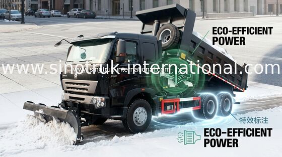 팁 주는 사람 덤프 트럭 SINOTRUK HOWO A7 371HP 10는 25tons ZZ3257N3647N1를 선회합니다