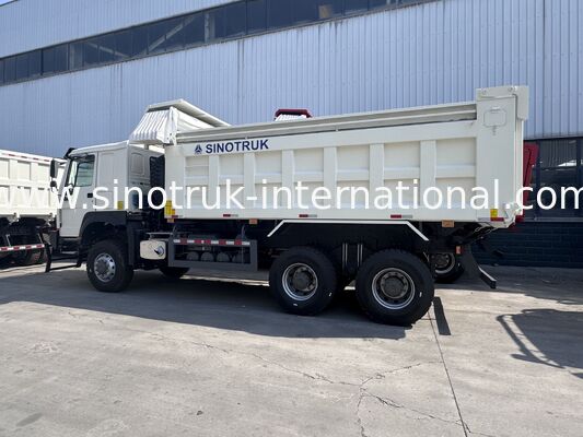 SINOTRUK HOWO 고스트 페이스 택시 380HP LHD 티퍼 덤프 트럭 6X4