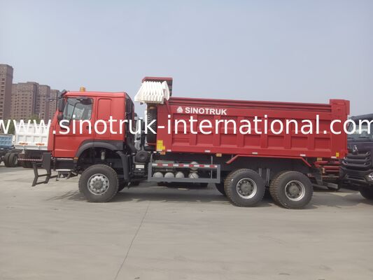 SINOTRUK HOWO 고스트 페이스 택시 400HP LHD 티퍼 덤프 트럭 6X4