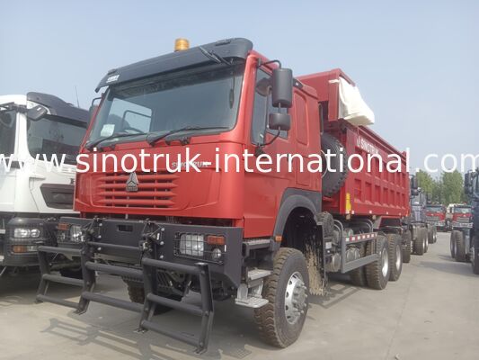 SINOTRUK HOWO 고스트 페이스 택시 400HP LHD 티퍼 덤프 트럭 6X4
