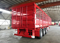 반 탄소 강철 트럭 트레일러/반 낮은 침대 트레일러 30-60 톤