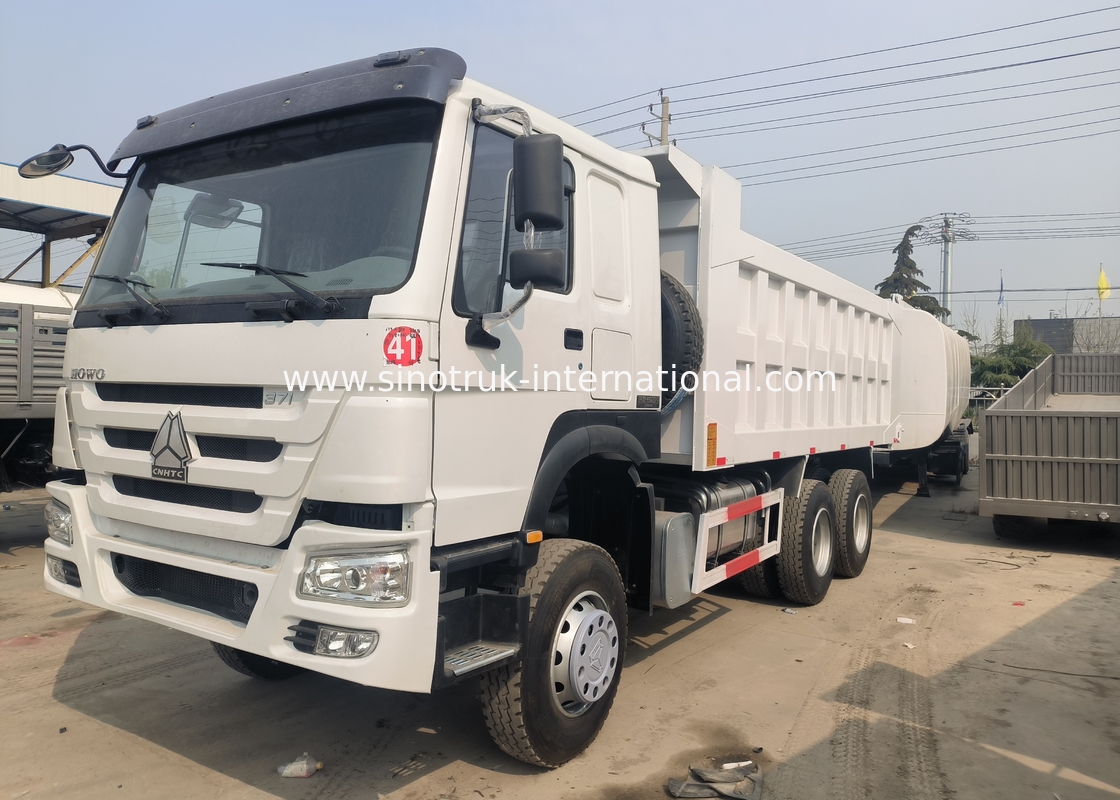 시노트룩 호보 사용 된 템퍼 덤프 트럭 371HP 또는 375HP 6 × 4 리모델링