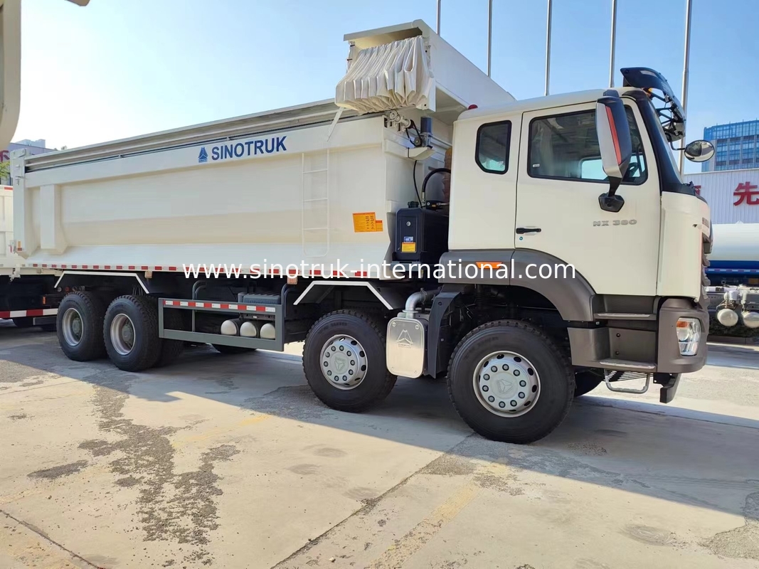 시노트루크 호한 신형 HOWO 티퍼 덤프 트럭 N7 6 × 4 10 바퀴 380hp RHD U형 자동 텐발