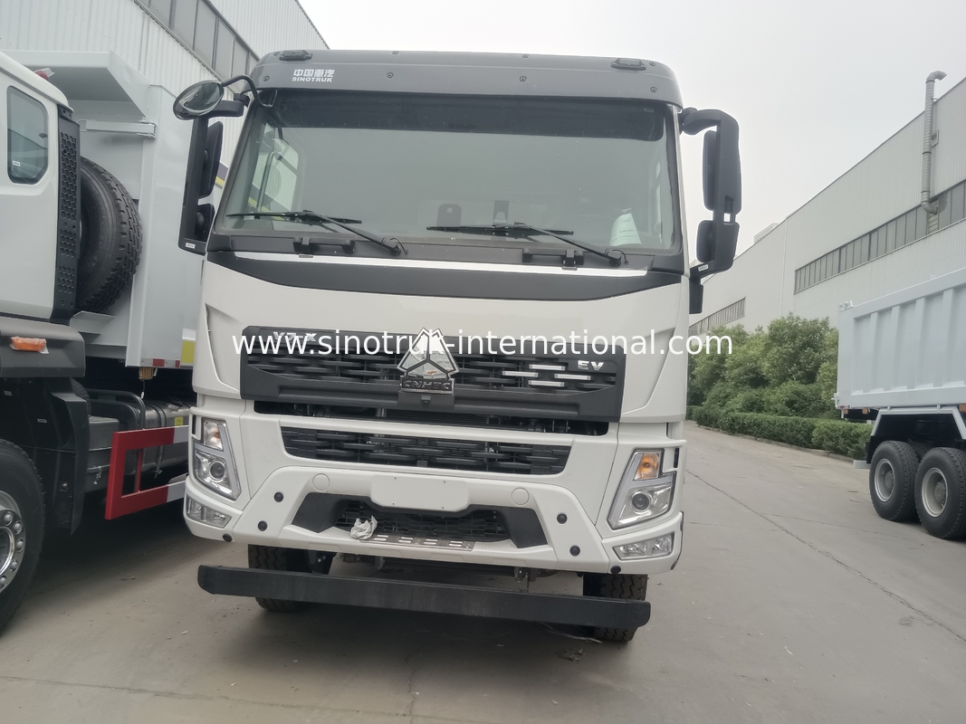 시노트룩 HOWO 380HP 탭 덤프 트럭 12 바퀴 LHD 31 톤 20-30CBM V7-X 캐빈