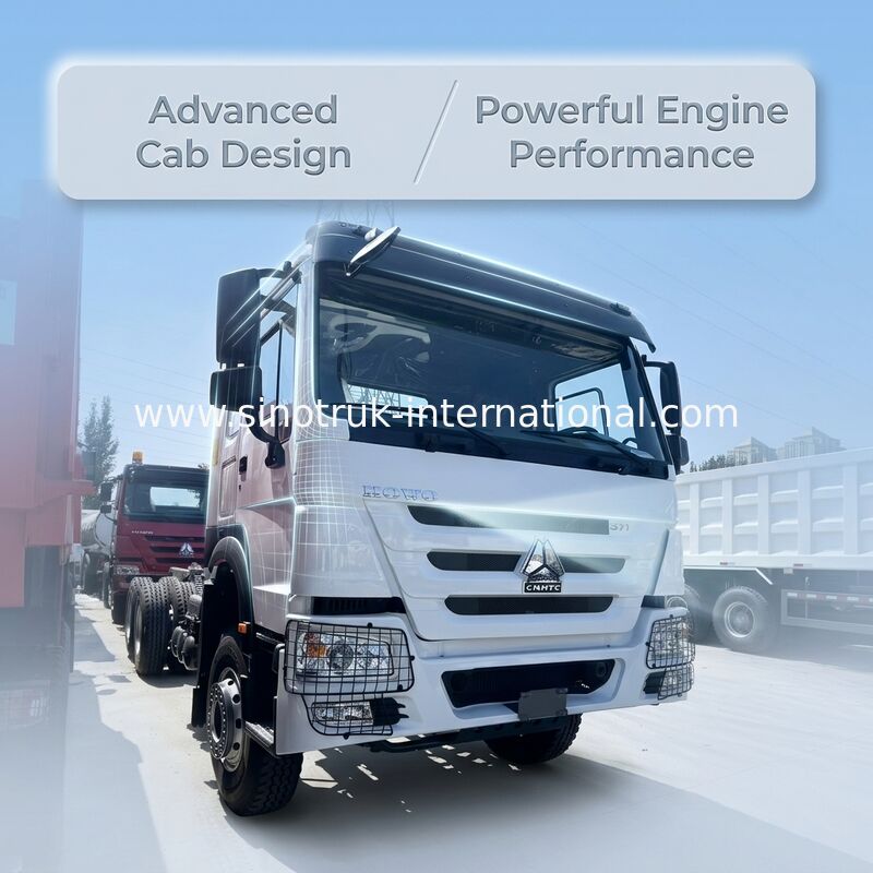 시노트룩 HOWO 6X4 화물 트럭 400hp 12 바퀴 TX 카비