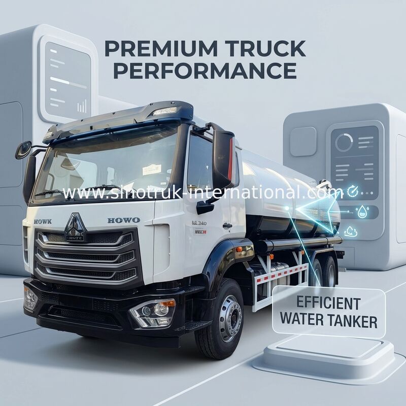HOWO 300HP 10CBM 4x2 하수도 흡수 트럭: 무거운 용량, 정밀 청소 및 비교할 수없는 효율성