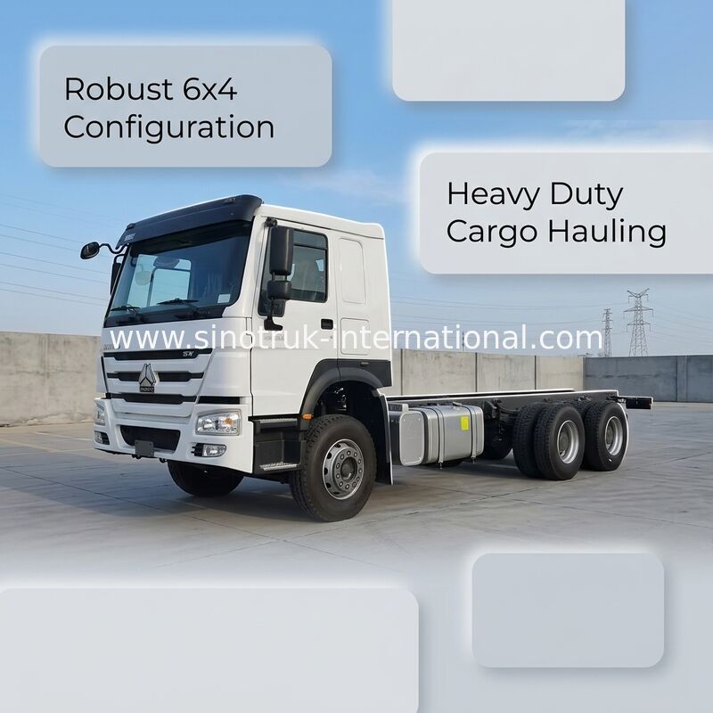 시노트룩 HOWO 화물 트럭 차시 16-20 톤 4X2 LHD 300HP