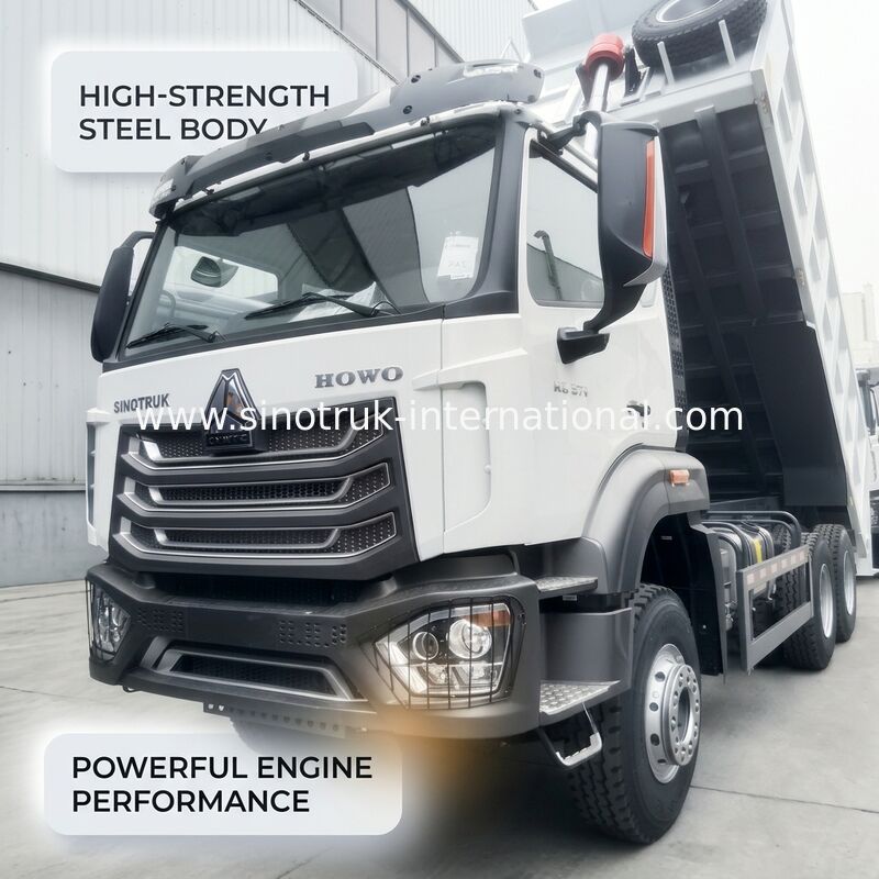 시노트룩 호한 신형 호우 템퍼 덤프 트럭 371HP 엔진 6×4 드라이브 타입 및 19-20CBM 용량