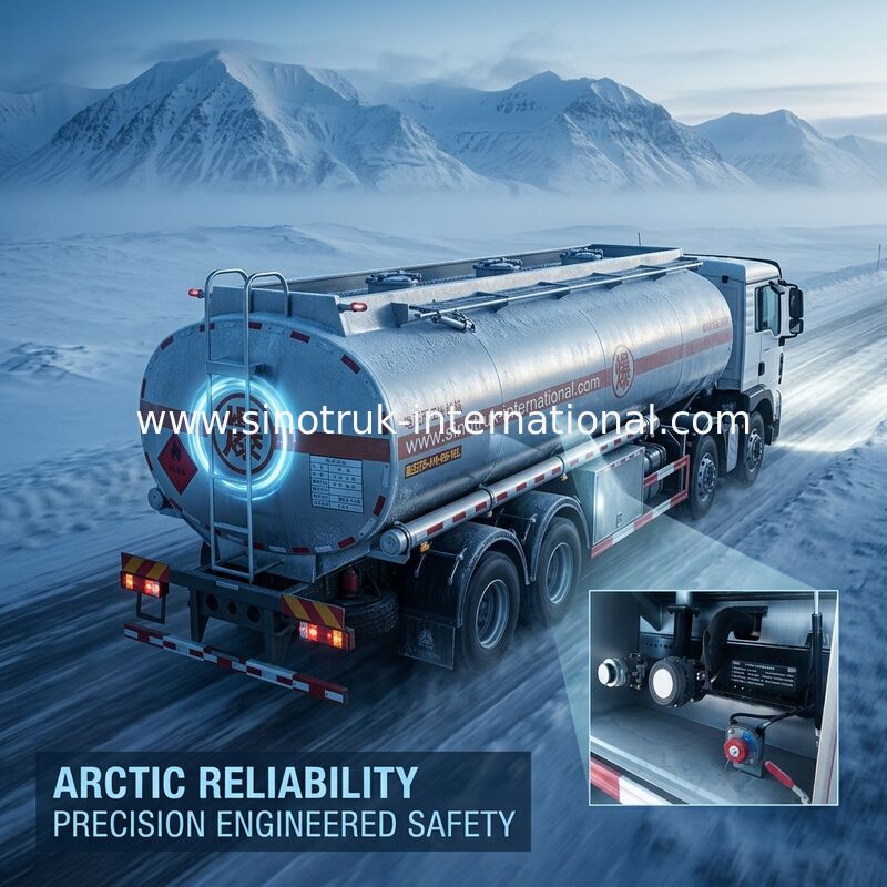 안정되어 있는 석유 탱크 트럭 SINOTRUK HOWO 30 - 40 기름 수송 8X4 RHD를 위한 CBM