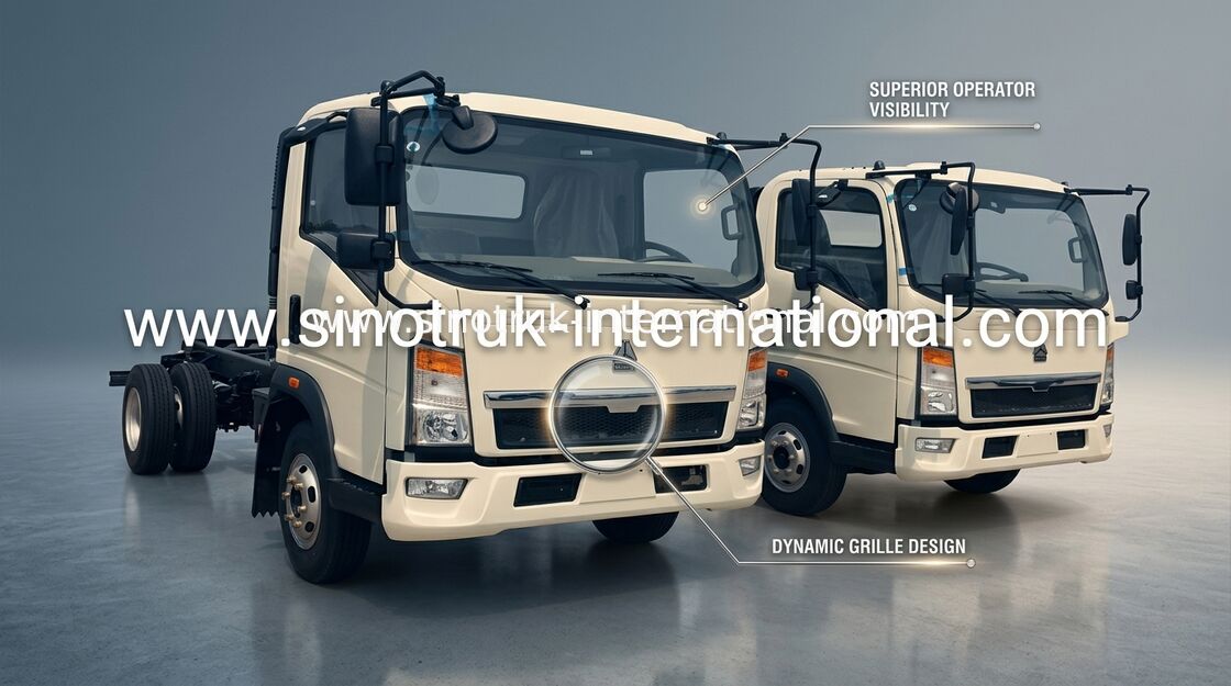 백색 색깔 116HP 엔진 4×2 드라이브 12 톤 HOWO 빛 의무 광고 방송 트럭