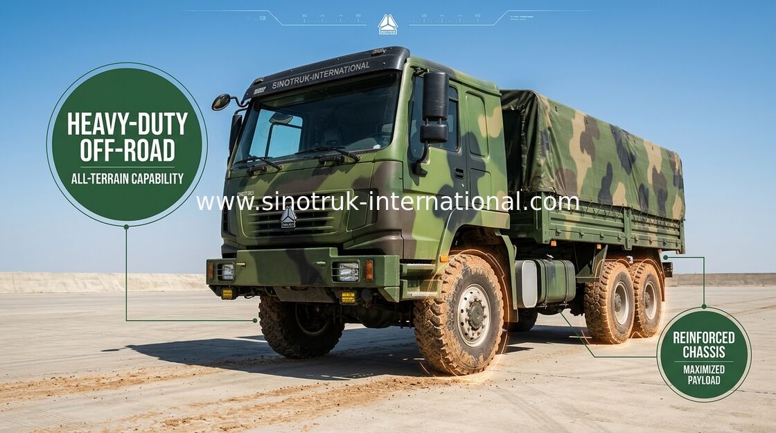 경제 화물 트럭 전기 창 규칙을 가진 6X4 25 톤 LHD Euro2 290HP