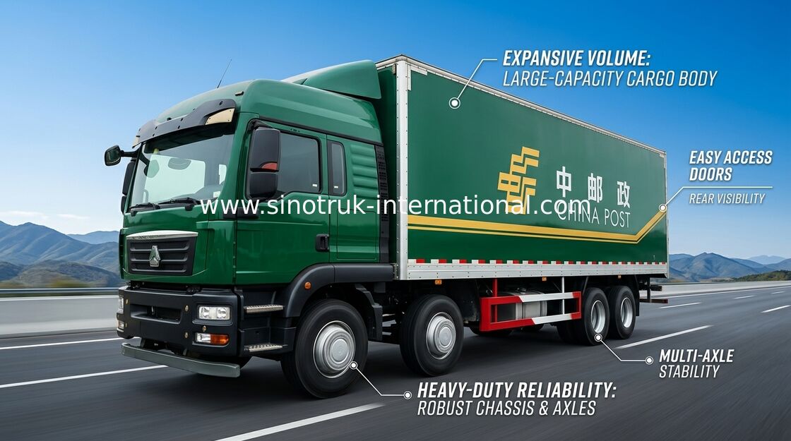SINOTRUK HOWO Cargo 밴 Truck 30 - 40 유로 톤 6x2 근수 기업을 위한 2 336HP