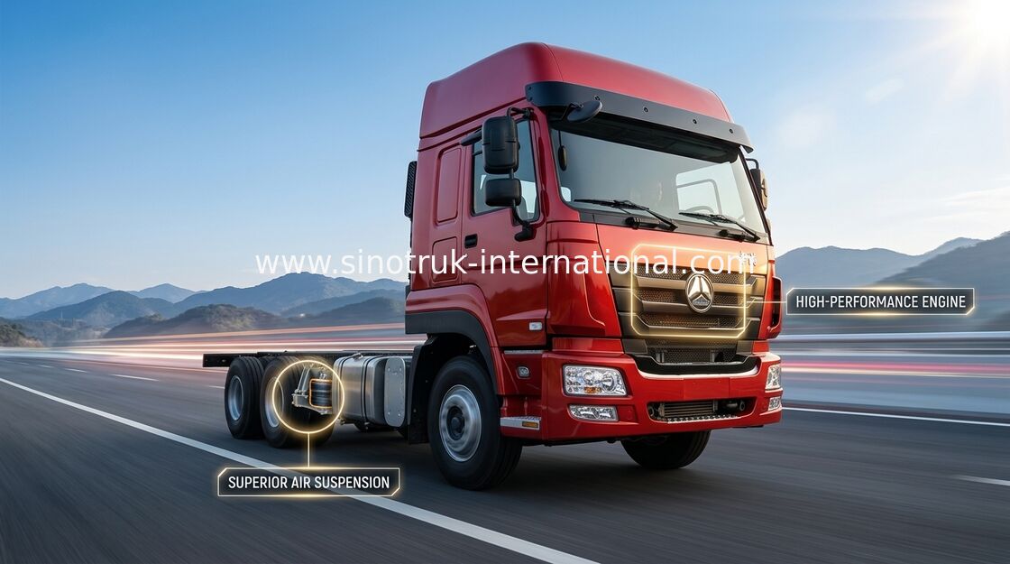 HP 화물 트럭 SINOTRUK 30-60 톤 12 바퀴 LHD Euro2 336