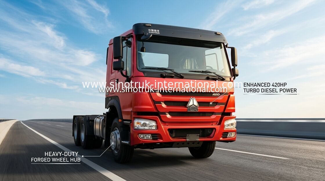 시노트루크 호워 트랙터 트럭 브랜드 뉴 430Hp 라이하드 10Wheels 6 × 4