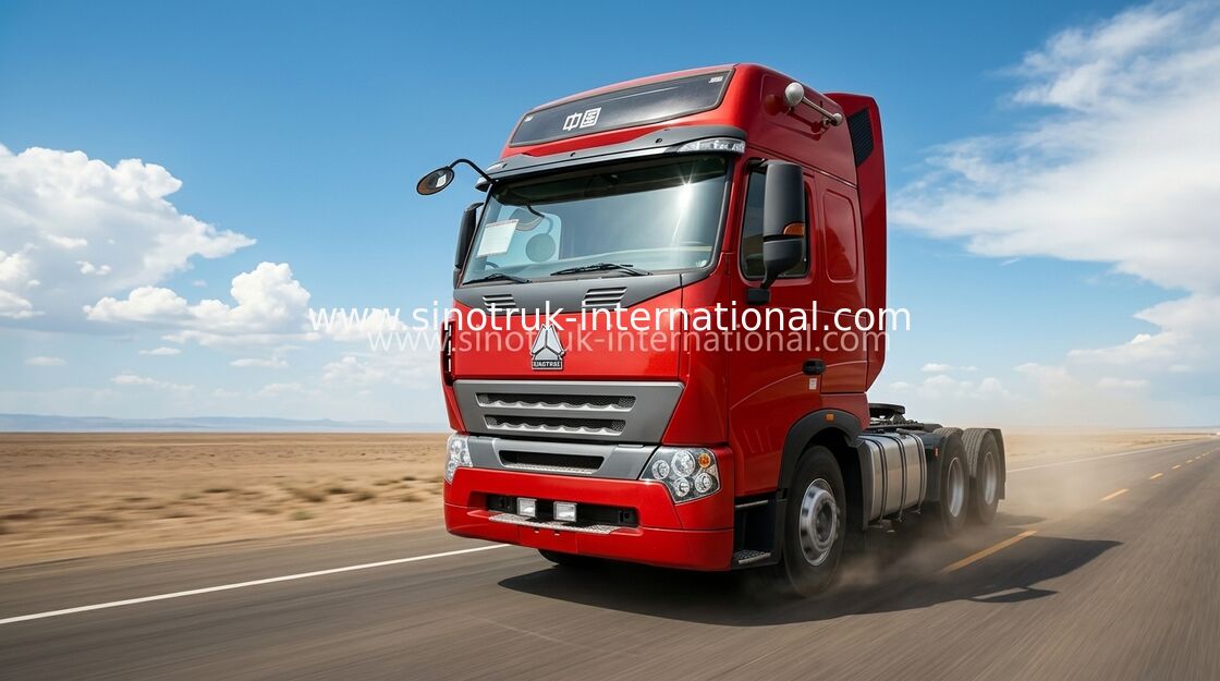 ZZ4257N3247N1B D12.38 380HP 엔진 11.596L를 가진 트럭 60-70 톤 트랙터-트레일러