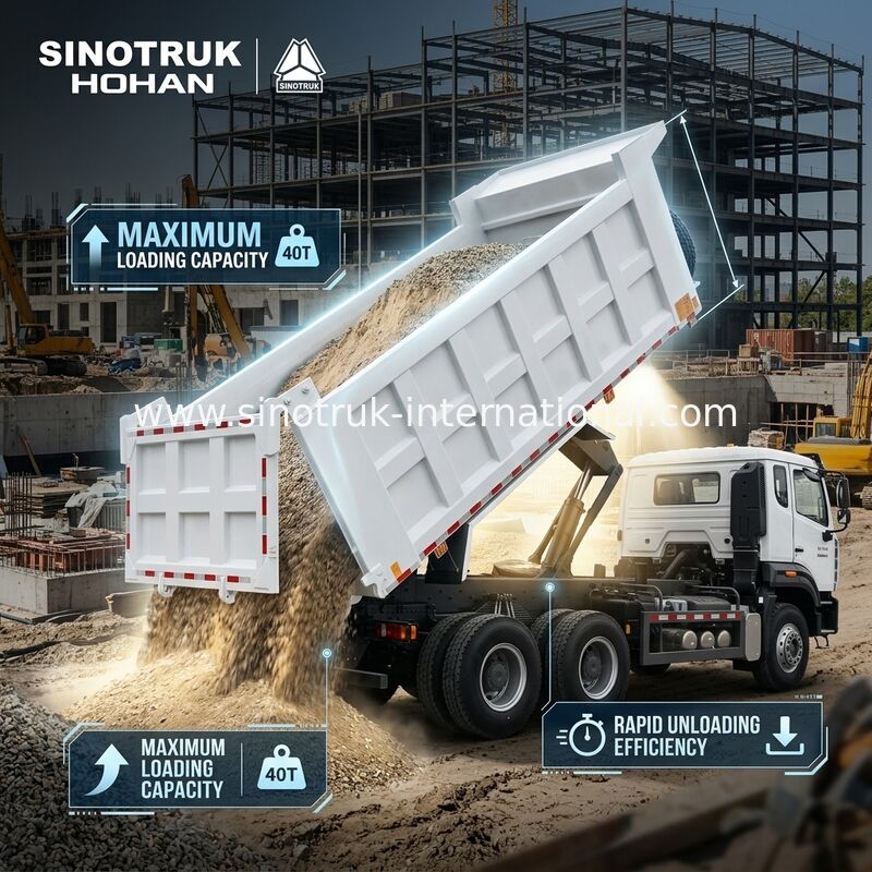 SINOTRUK HOWO 400 HP 건설용 N7 군용 버퍼 경고 라이트