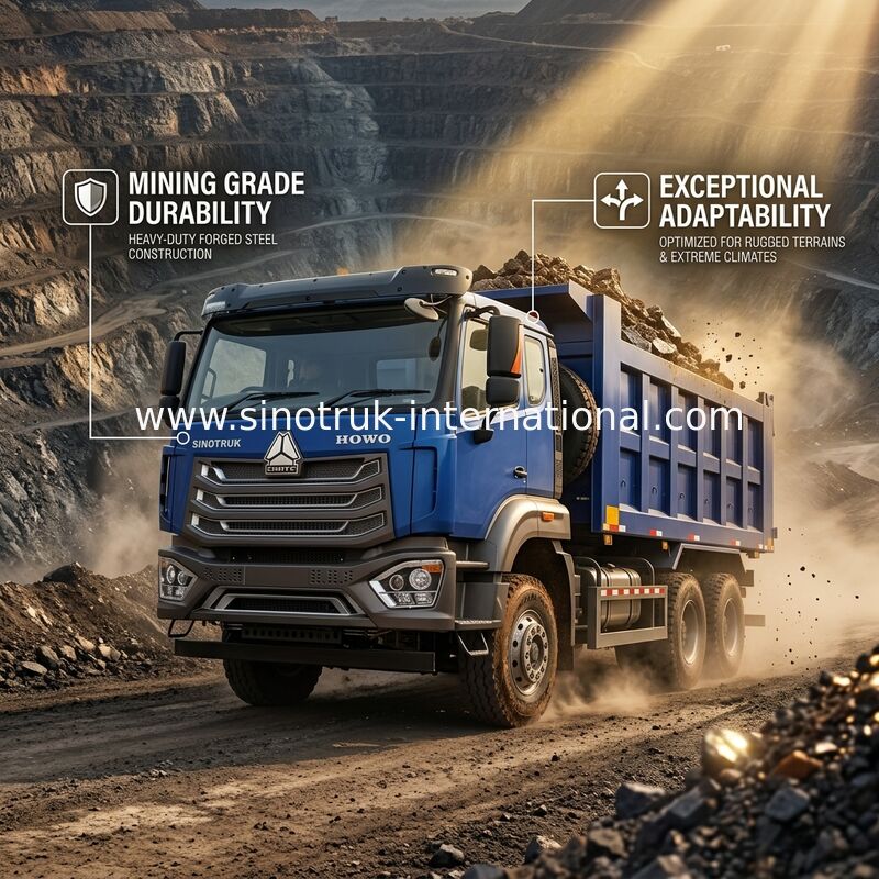 티퍼 트럭 시노트룩 호한 371HP 10 휠 LHD 40 톤 20-30CBM ZZ3317N356JB1