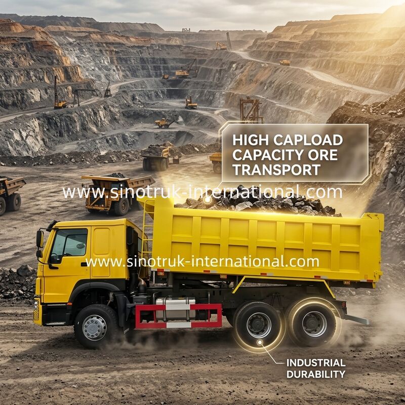 SINOTRUK HOWO 내보자 덤프트럭 LHD 6×4 400HP 20CBM