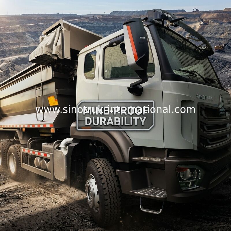 SINOTRUK HOWO LHD 6×4 10바퀴 40톤 광산용 U형 덤프 트럭